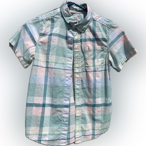 Cat & Jack Short Sleeve Button down - Picture 2 of 4